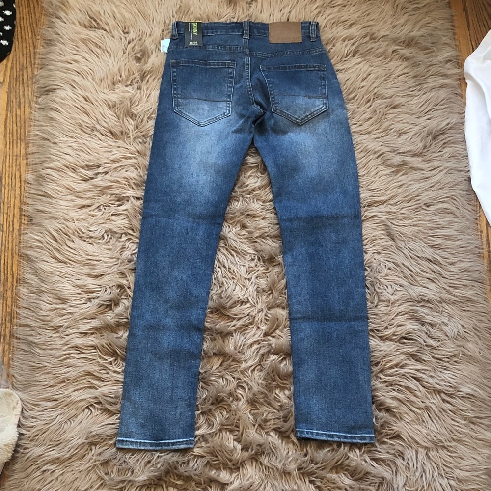 Aeropostale Men's Dark Blue Slim Jeans - Picture 4 of 5